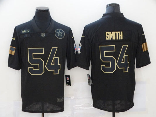 Men's Dallas Cowboys Jaylon Smith #54 Black Player Game Jersey