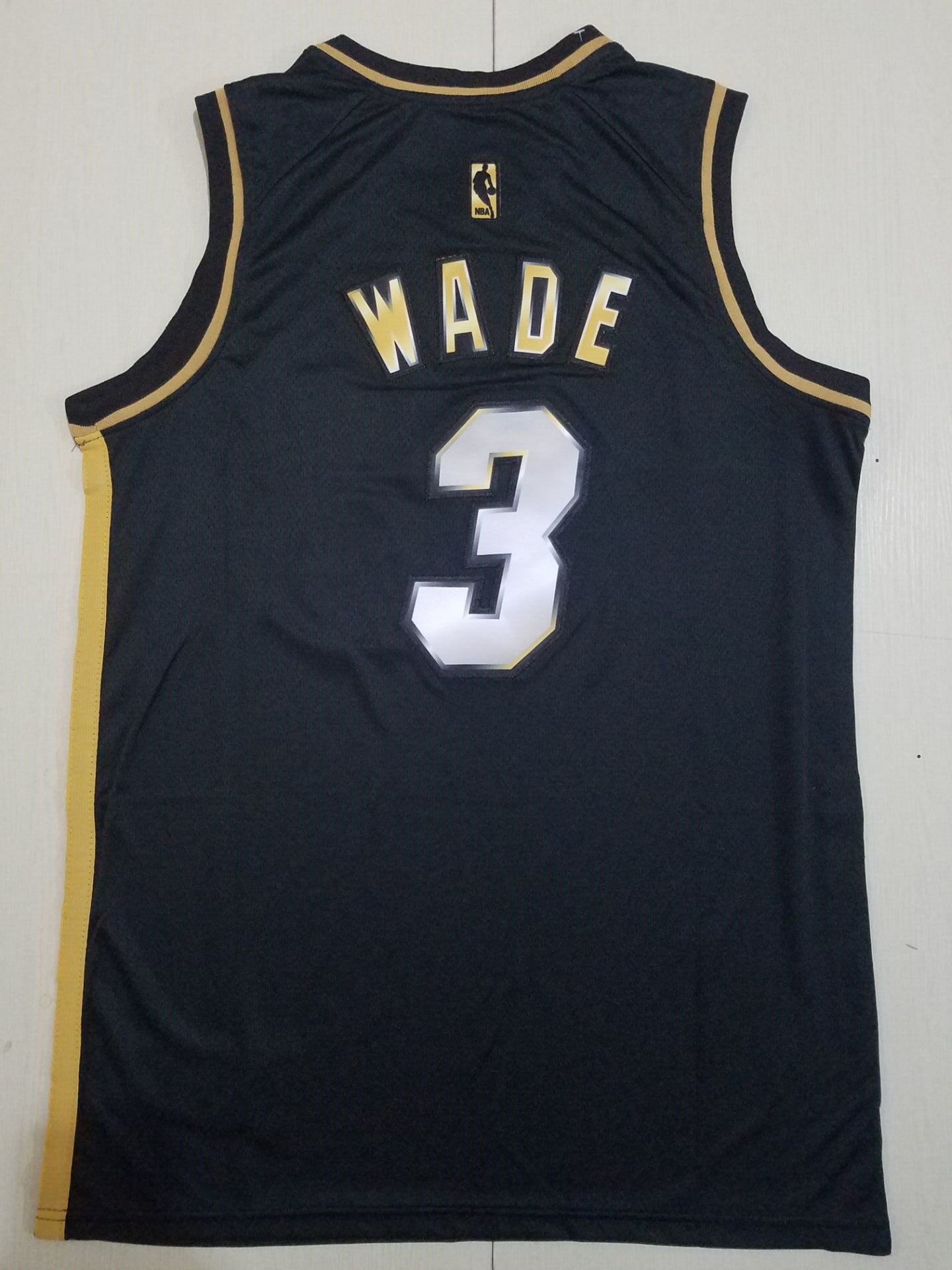 Men's Miami Heat Dwyane Wade #3 NBA Black Swingman Jersey