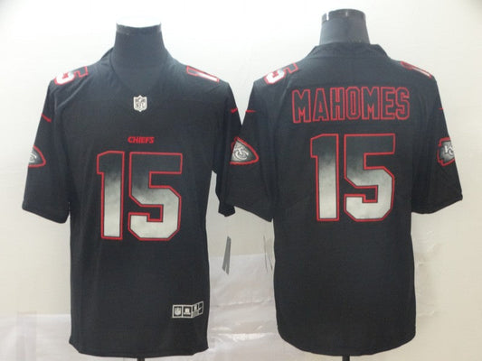 Men's Kansas City Chiefs Patrick Mahomes Black Authentic Game Jersey