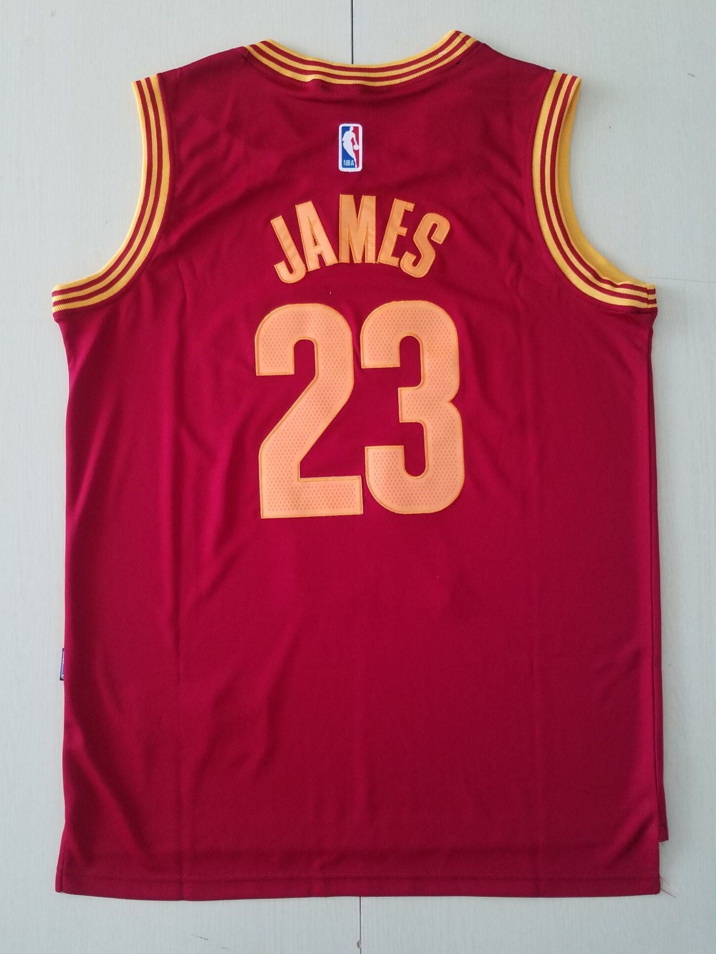 Men's Cleveland Cavaliers LeBron James #23 Red Swingman Fashion Jersey