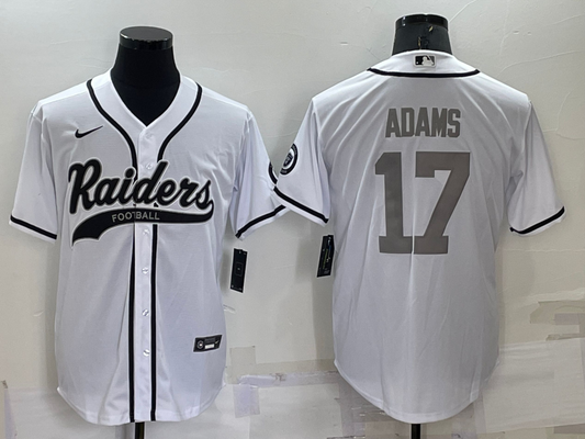 Men's Las Vegas Raiders Davante Adams #17 White Player Jersey Joint Edition