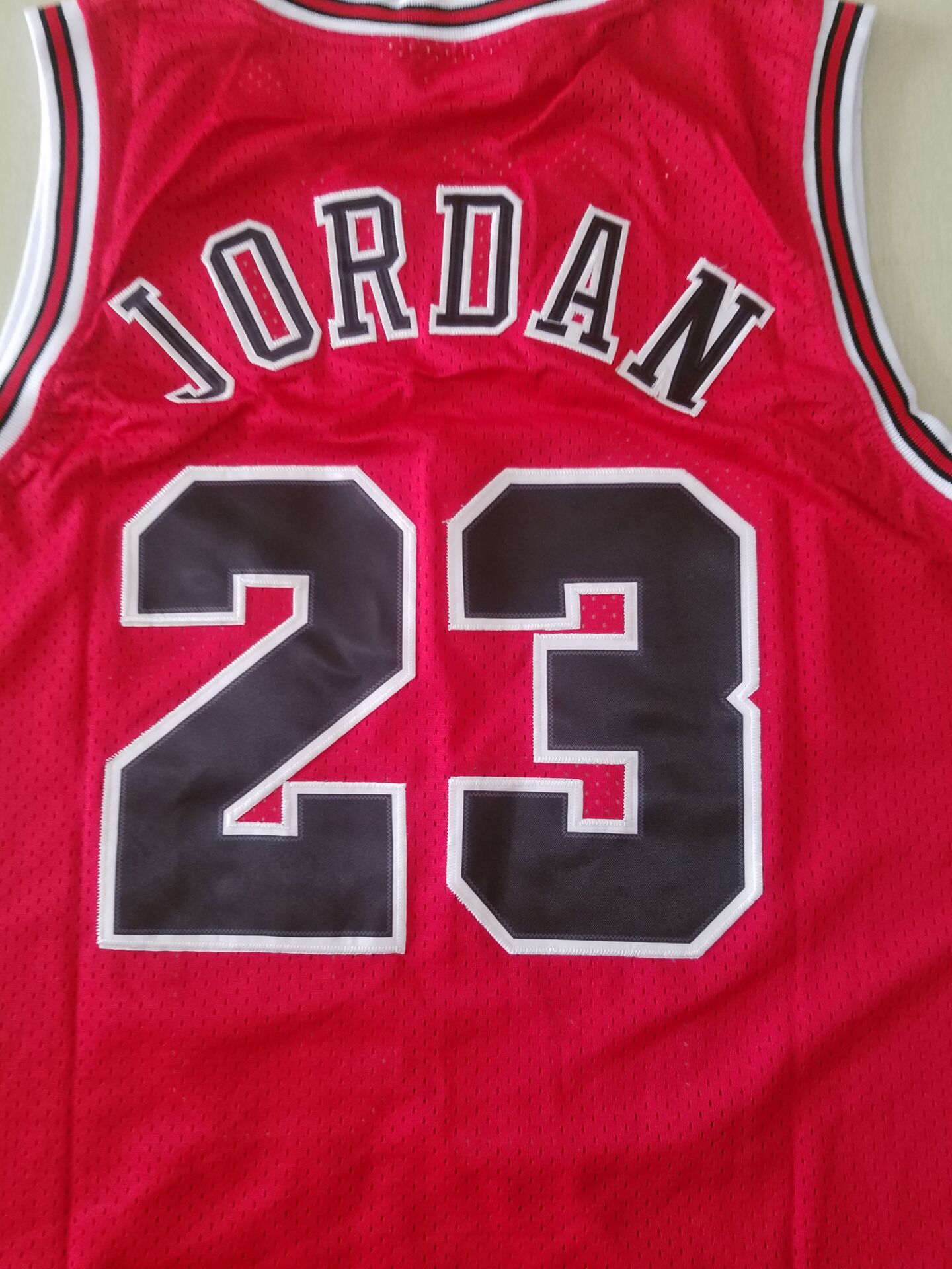 Men's Chicago Bulls Michael Jordan Red 1997-98 Classics Rookie Authentic Jersey