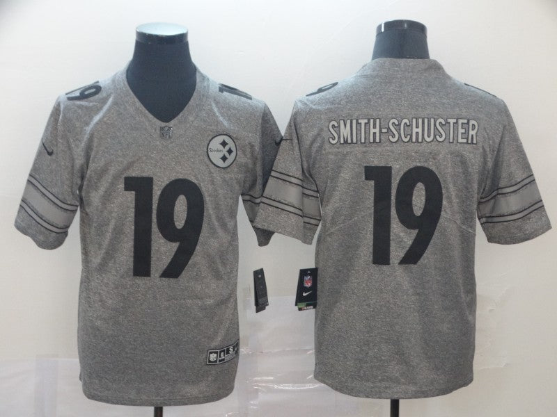 Men's Pittsburgh Steelers JuJu Smith-Schuster #19 Gray Alternate Game Jersey