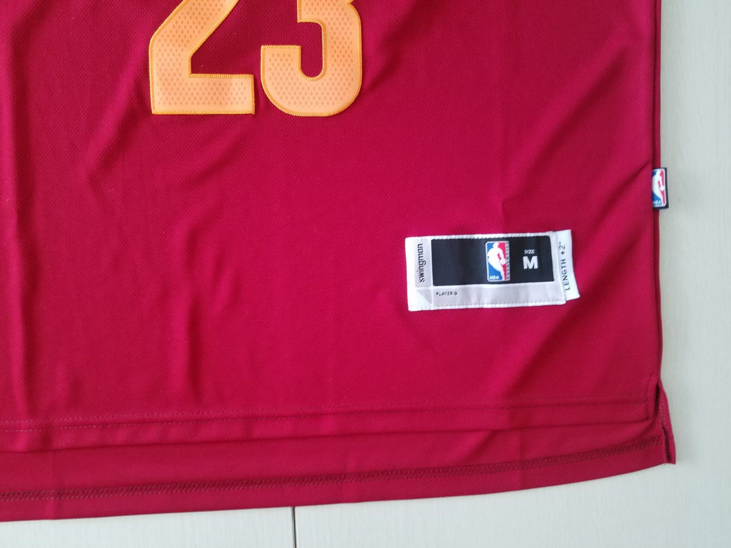 Men's Cleveland Cavaliers LeBron James #23 Red Swingman Fashion Jersey