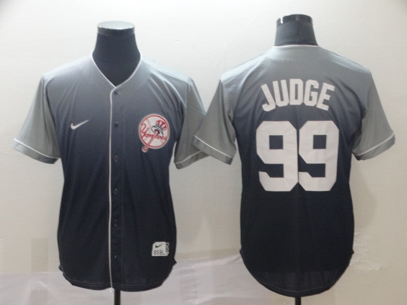 Men's New York Yankees Aaron Judge #99 Gray Alternate Game Jersey