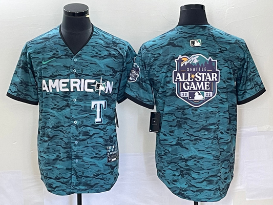 Men's American League Texas Rangers Teal 2023 MLB All-Star Game Limited Jersey