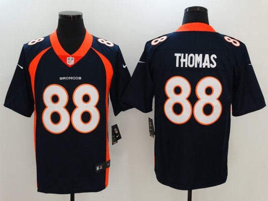 Men's Denver Broncos Demaryius Thomas #88 Navy Game Jersey