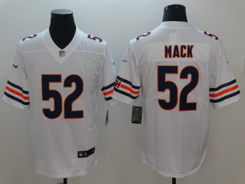 Men's Chicago Bears Khalil Mack #52 White Game Jersey