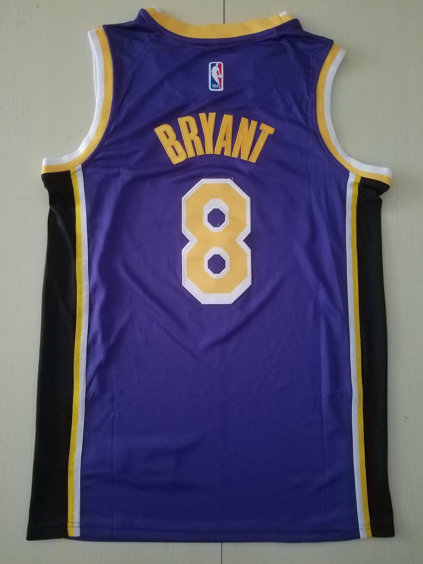 Men's Los Angeles Lakers Kobe Bryant #8 Purple Swingman Player Jersey