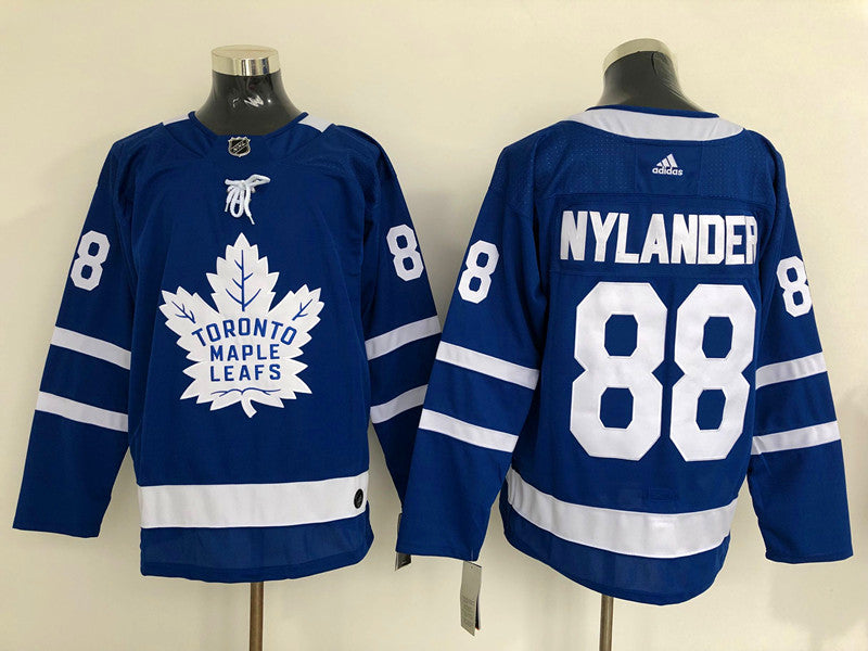 Men's Toronto Maple Leafs William Nylander #88 Blue Replica Player Jersey