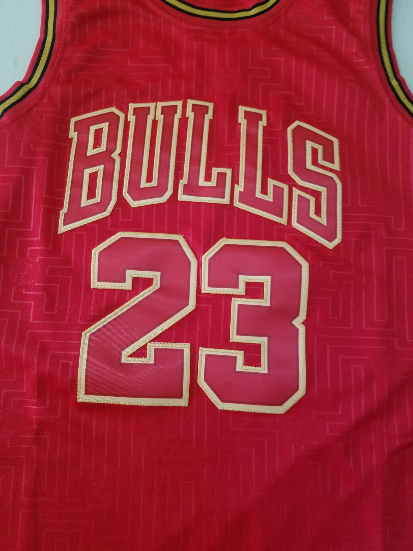 Men's Chicago Bulls Michael Jordan Red 1997-98 Hardwood Classics Swingman Jersey