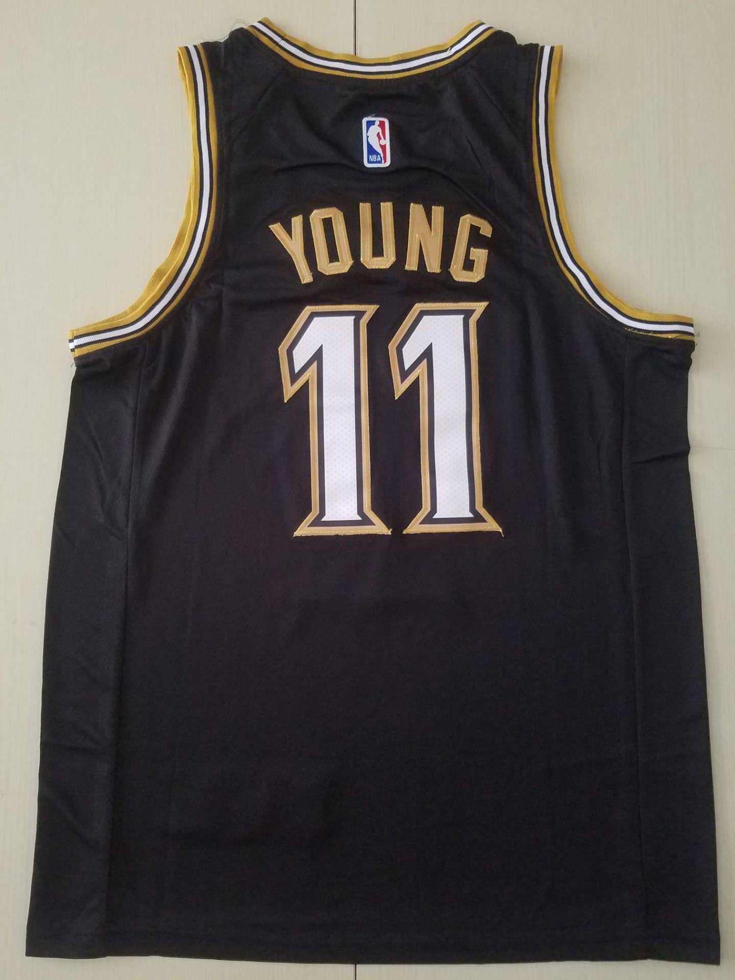 Men's Atlanta Hawks Trae Young Black Swingman Player Jersey - City Edition