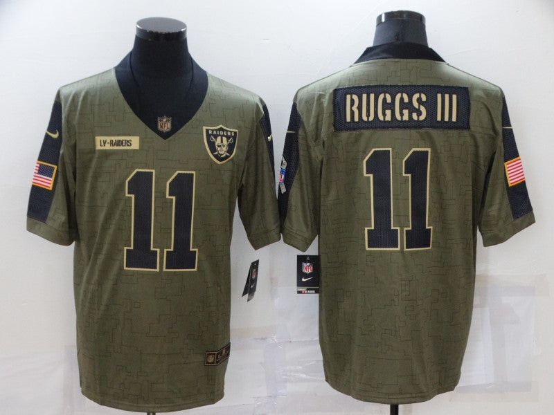 Men's Las Vegas Raiders Henry Ruggs III #11 Brown Game Jersey