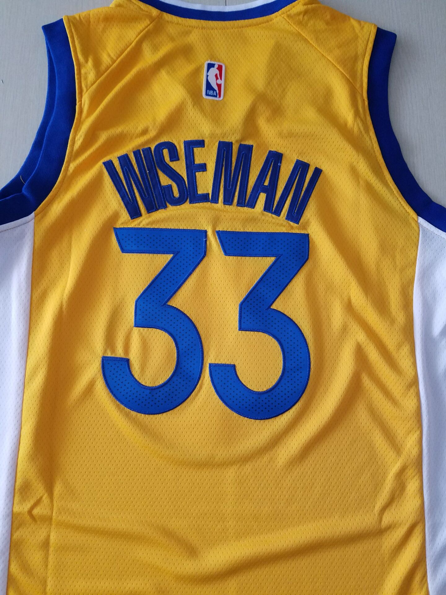 Men's Golden State Warriors James Wiseman Gold Fast Break Team Replica Jersey