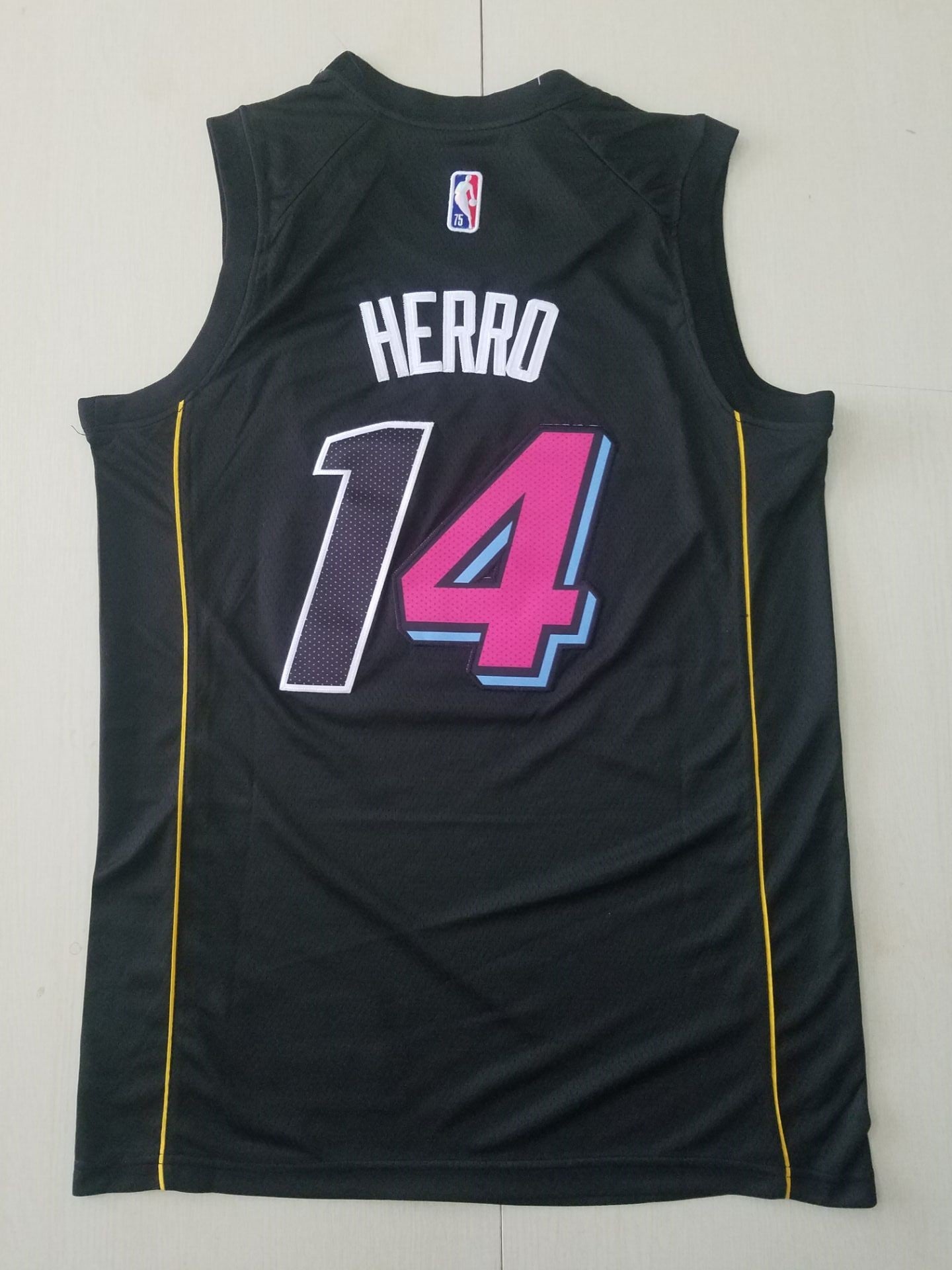 Men's Miami Heat Tyler Herro #14 Black Swingman Player Jersey - City Edition