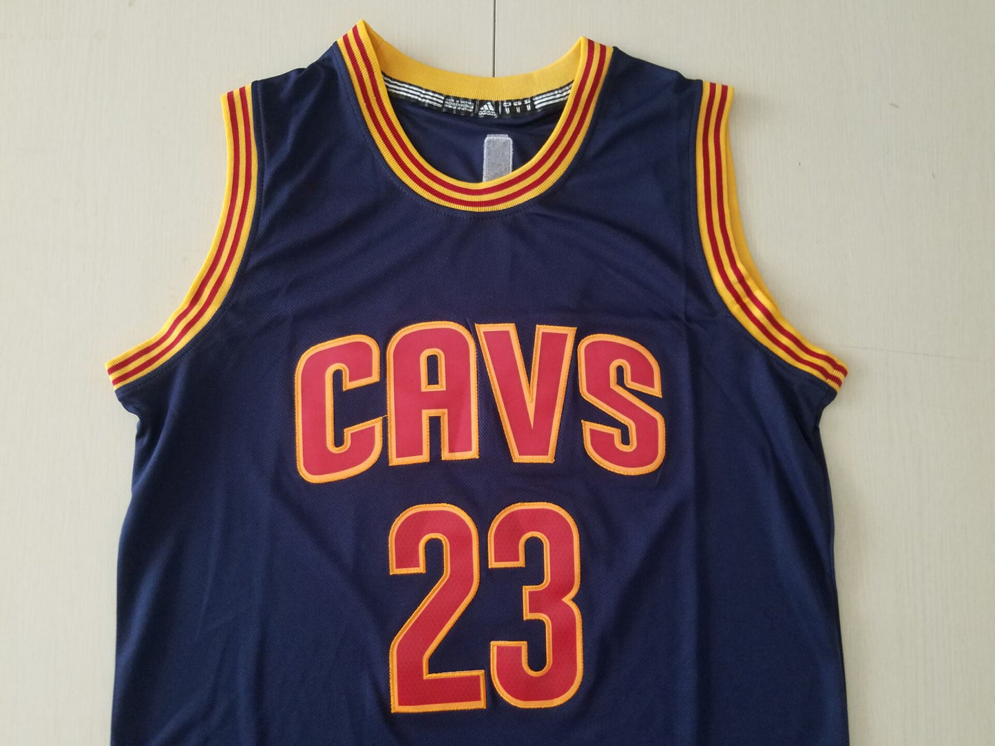 Men's Cleveland Cavaliers LeBron James #23 Navy Swingman Fashion Jersey