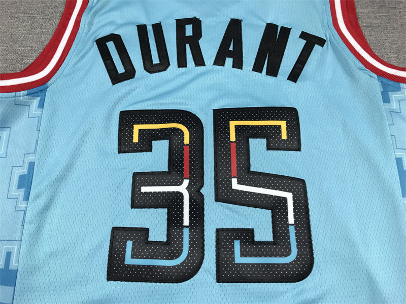 Men's Phoenix Suns Kevin Durant #35 Turquoise 2022/23 Swingman Jersey - City Edition