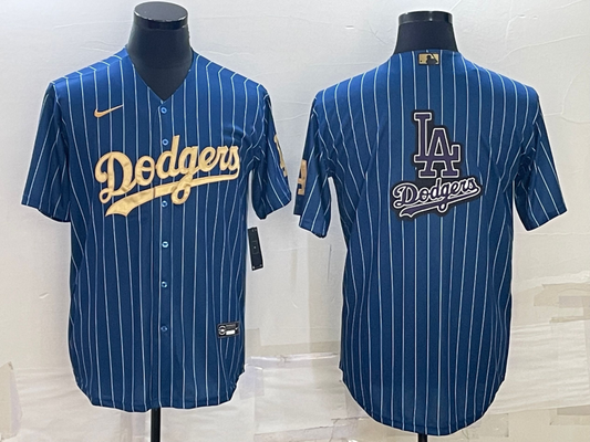 Los Angeles Dodgers Blue Men's Blank Replica Jersey