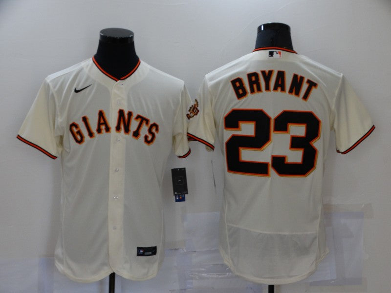 Men's San Francisco Giants Kris Bryant #23 Beige Replica Baseball Jersey