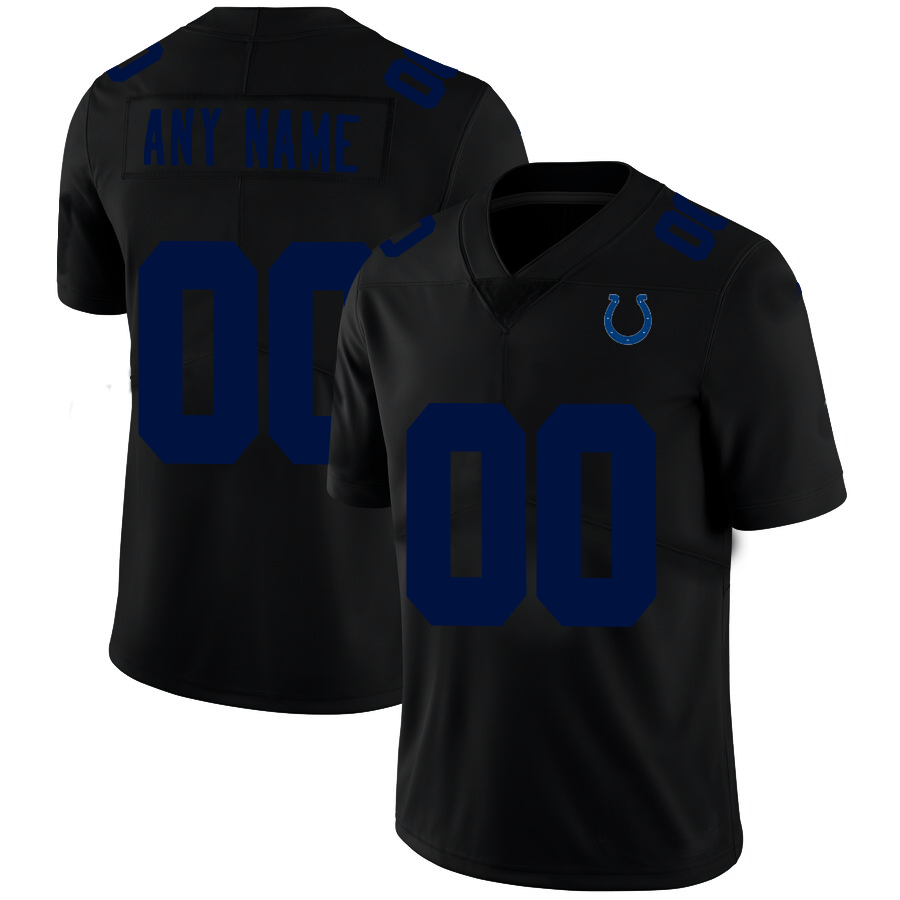 Custom Indianapolis Colts Football Jerseys Black American Stitched Name And Number Size S to 6XL Christmas Birthday Gift