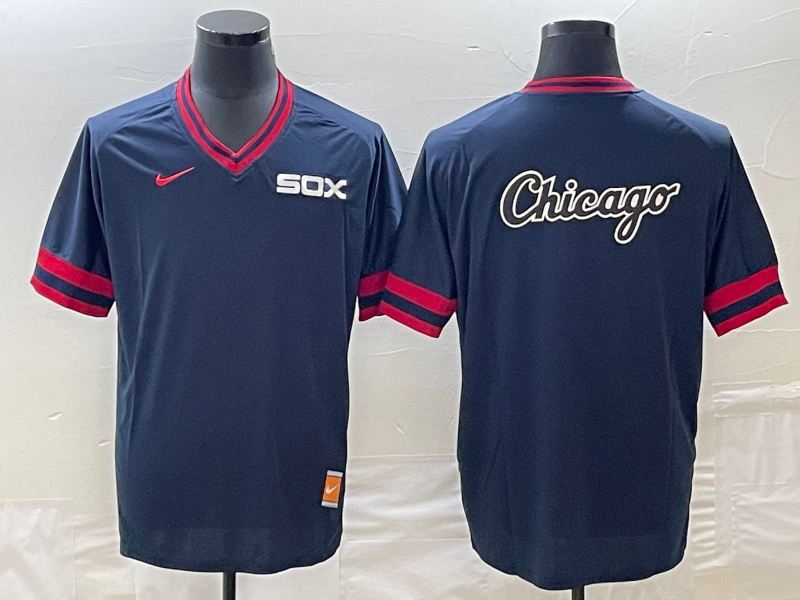 Men's Chicago White Sox Navy Cooperstown Collection Game Jersey