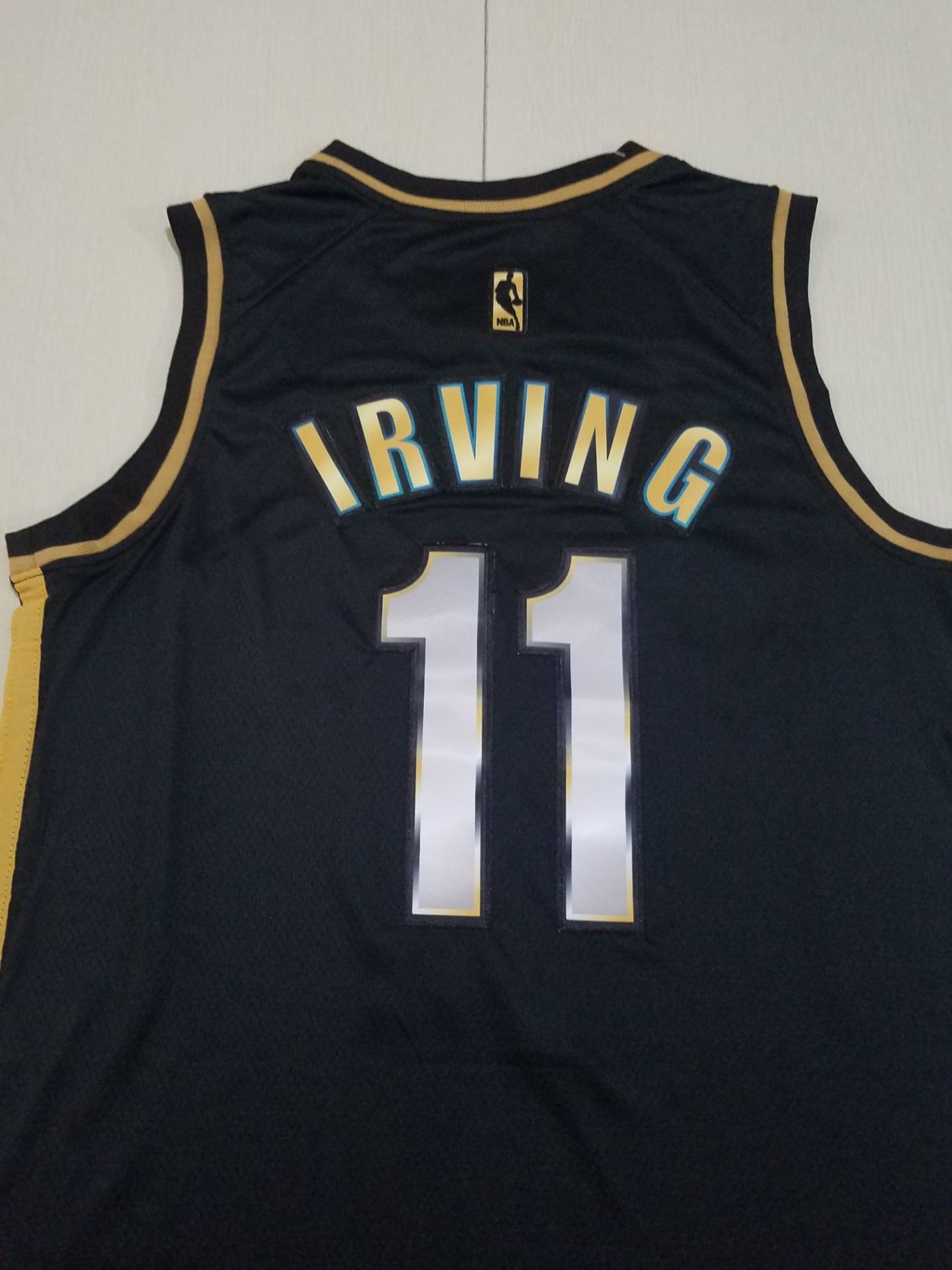 Men's Brooklyn Nets Kyrie Irving Black 2020/21 Swingman Player Jersey