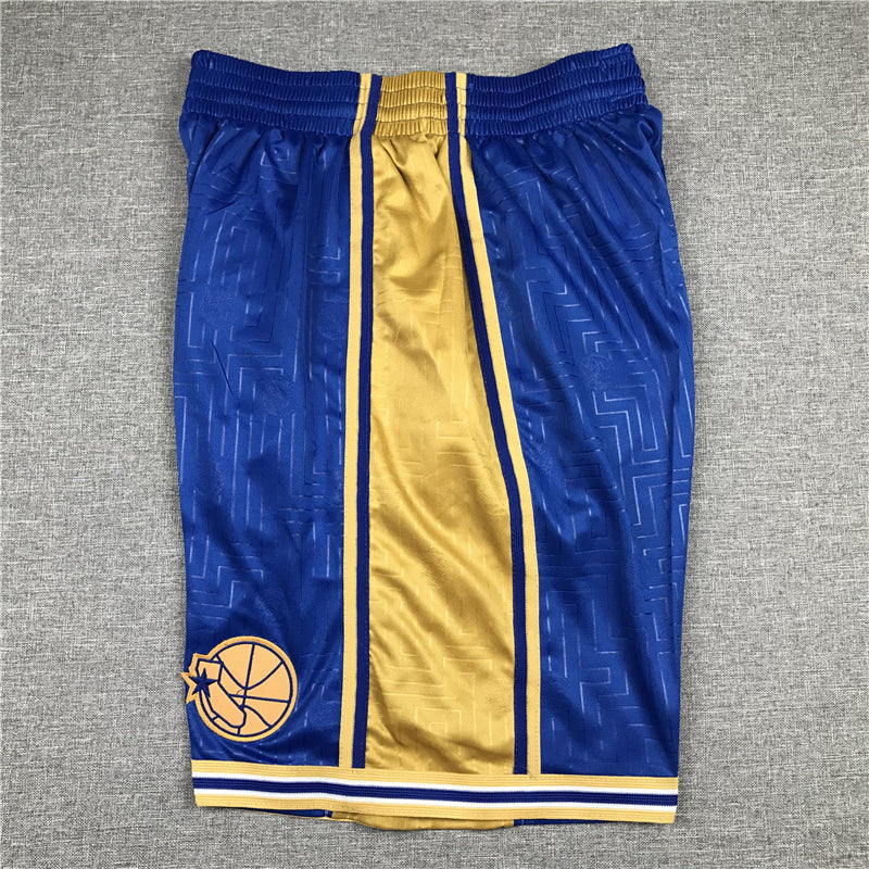 Men's Golden State Warriors Rat Year Limited Edition Blue Basketball Shorts