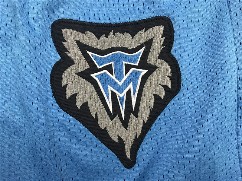 Men's Minnesota Timberwolves Light Blue Basketball Shorts