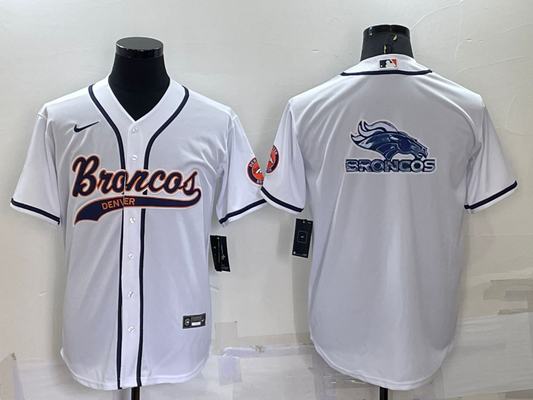 Men's Denver Broncos White Game Jersey