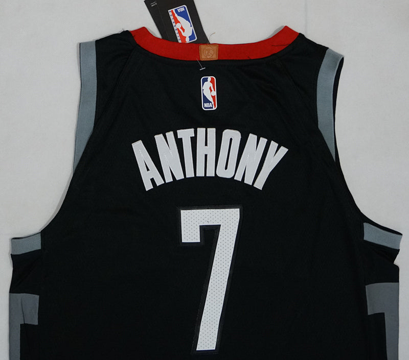 Men's Houston Rockets Carmelo Anthony #7 NBA Black Swingman Jersey