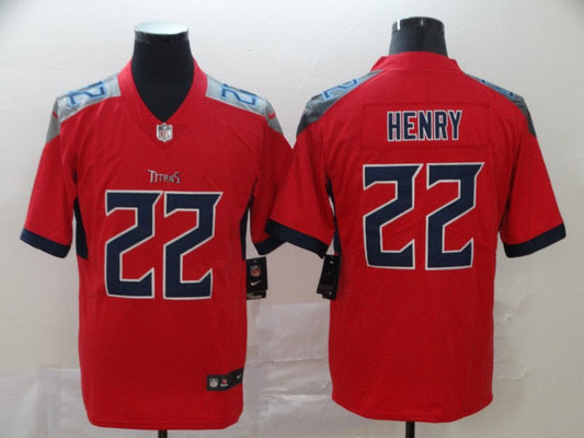 Men's Tennessee Titans Derrick Henry #22 Red Inverted Legend Jersey