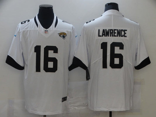 Men's Jacksonville Jaguars Trevor Lawrence #16 White Game Jersey