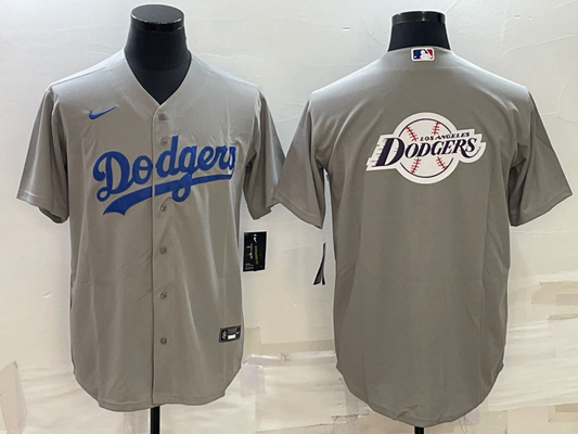 Men's Los Angeles Dodgers Gray Replica Player Jersey