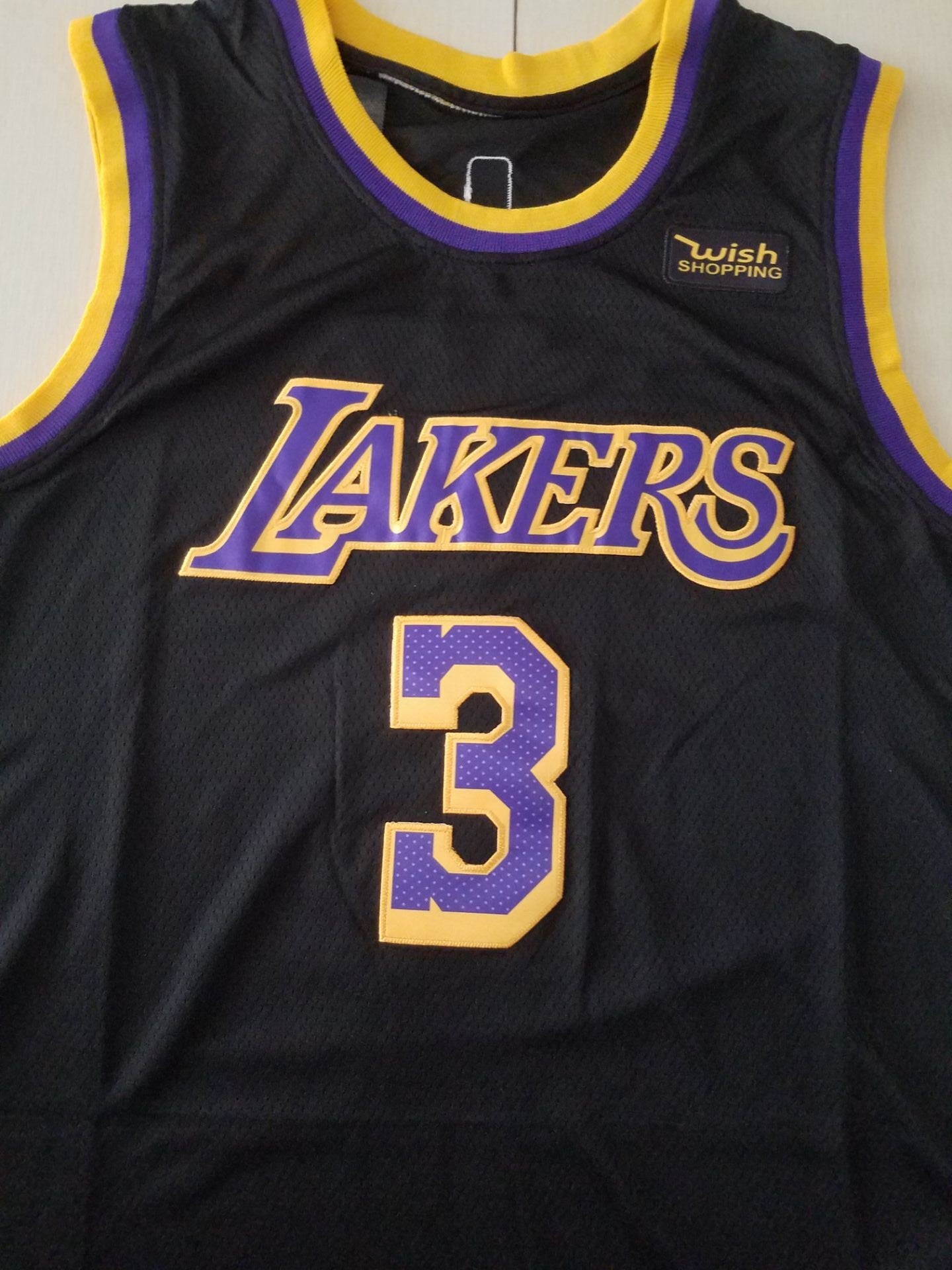 Men's Los Angeles Lakers Anthony Davis Black 2020/21 Swingman Player Jersey