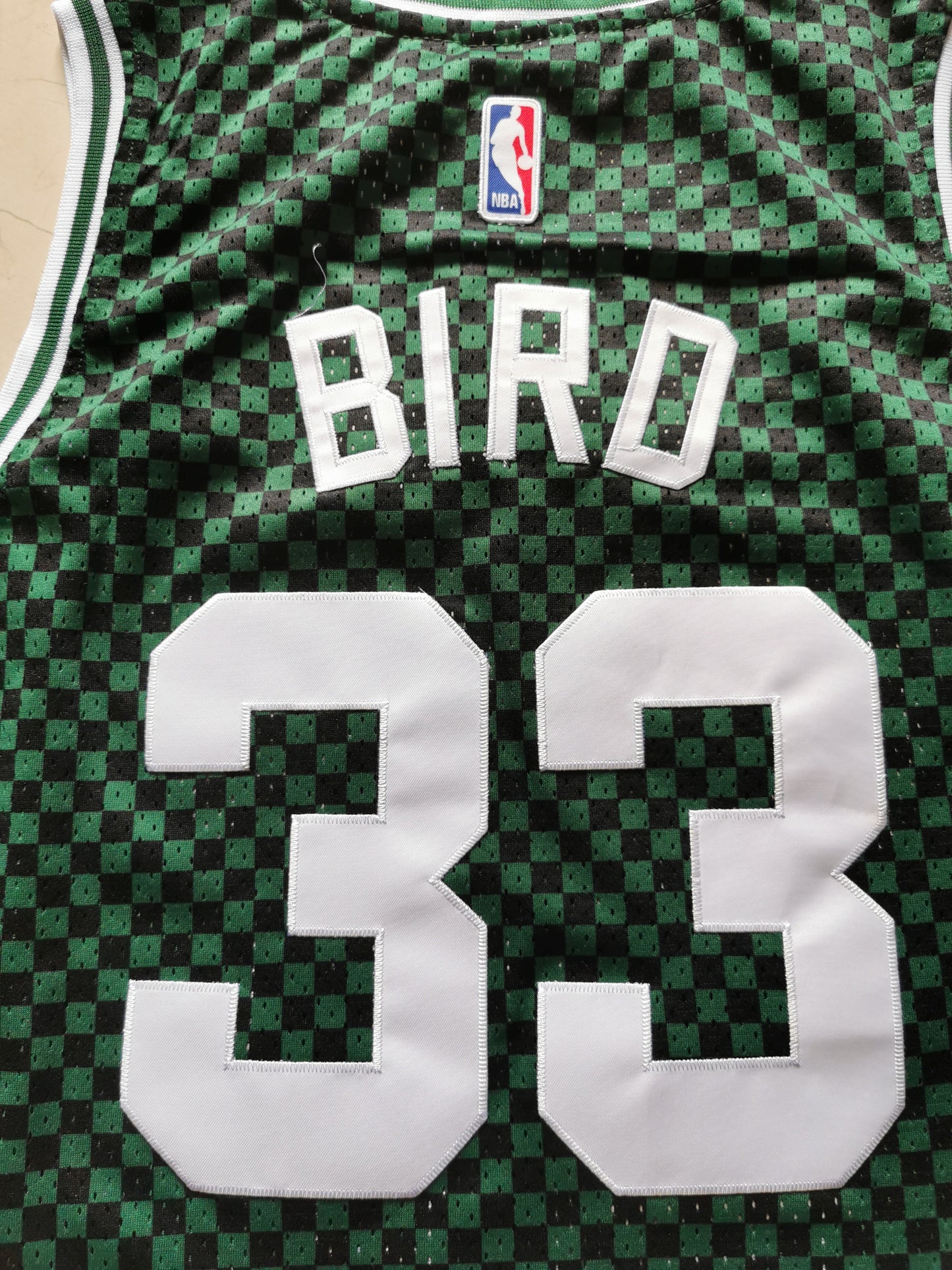 Men's Boston Celtics Larry Bird #33 Green Classics Jersey