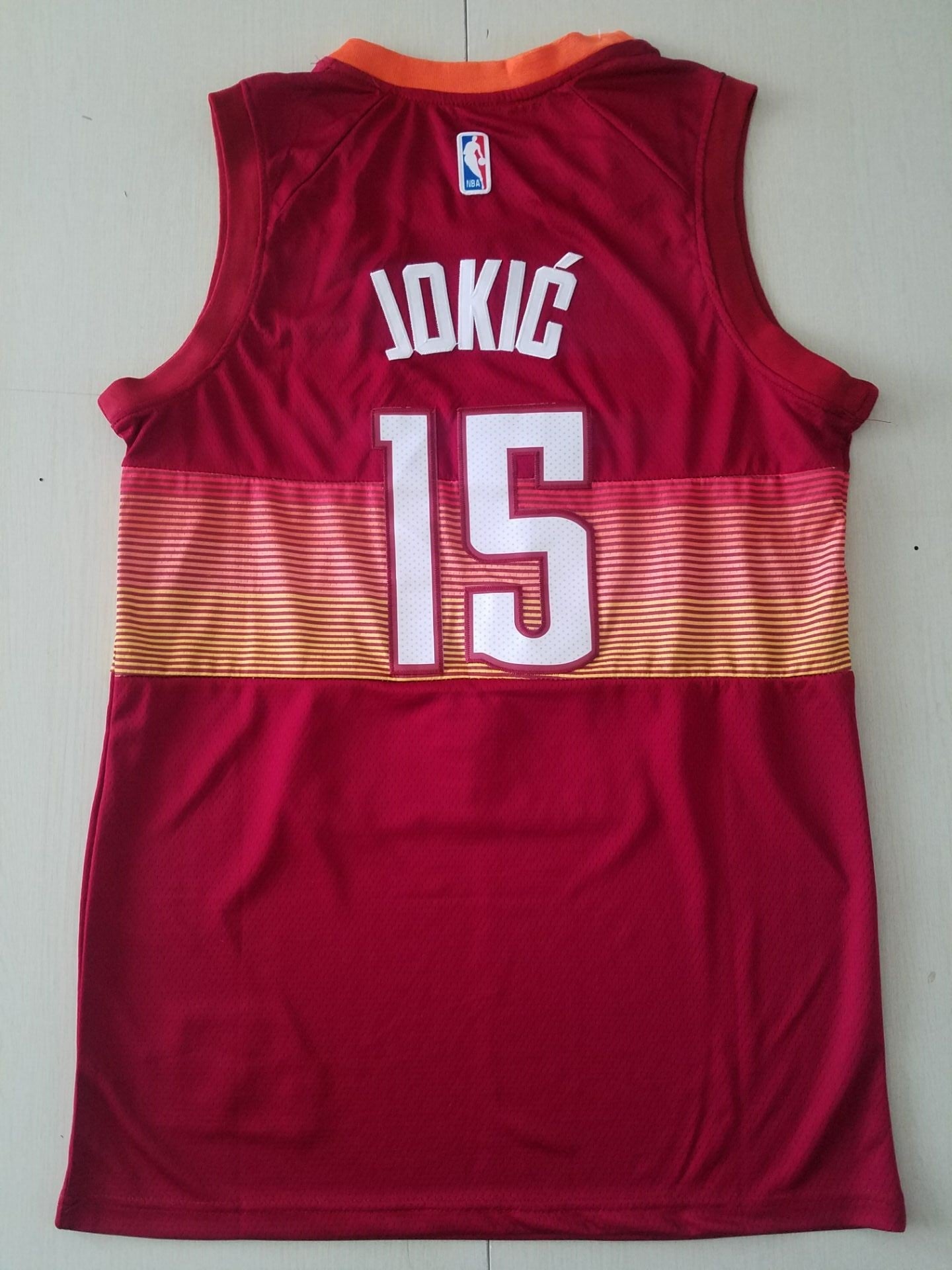 Men's Denver Nuggets Nikola Jokic Red Swingman Player Jersey