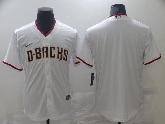 Men's Arizona Diamondbacks White Replica Blank Jersey