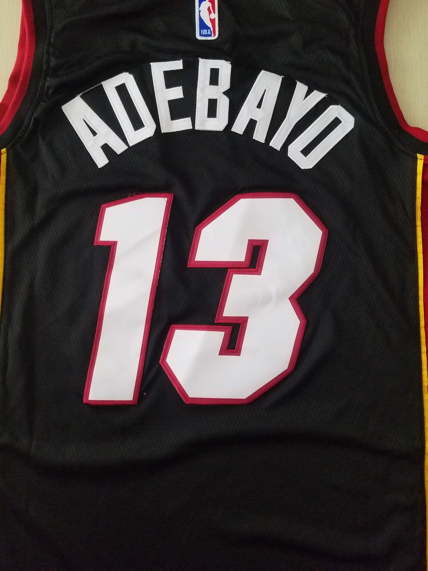 Men's Miami Heat Bam Adebayo #13 Black 2020/21 Swingman Player Jersey