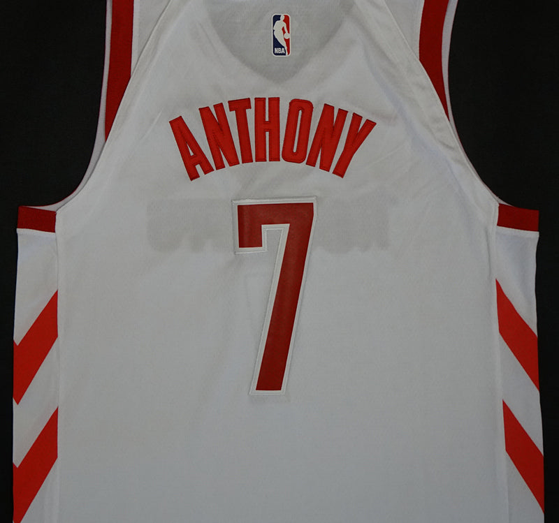 Men's Houston Rockets Carmelo Anthony #7 NBA White Swingman Jersey