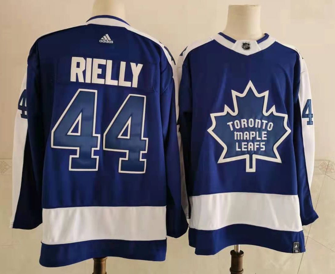 Men's Toronto Maple Leafs Morgan Rielly #44 Blue Breakaway Player Jersey