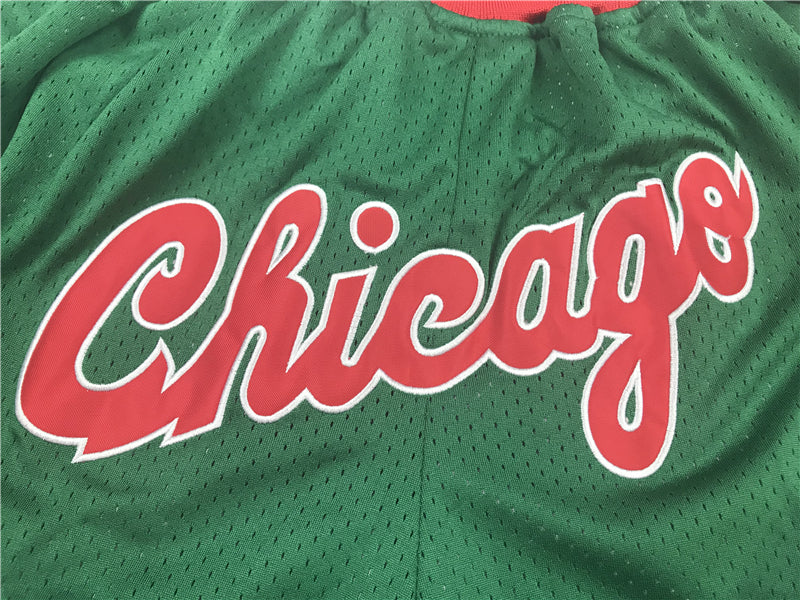 Men's Chicago Bulls Green 2008-09 Hardwood Classics Authentic Basketball Shorts