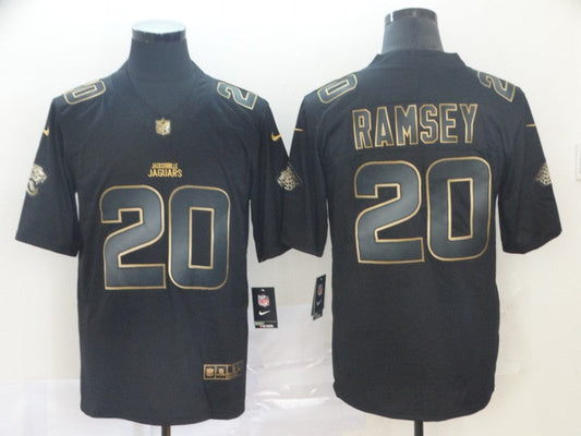 Men's Jacksonville Jaguars #20 Jalen Ramsey Black Game Jersey