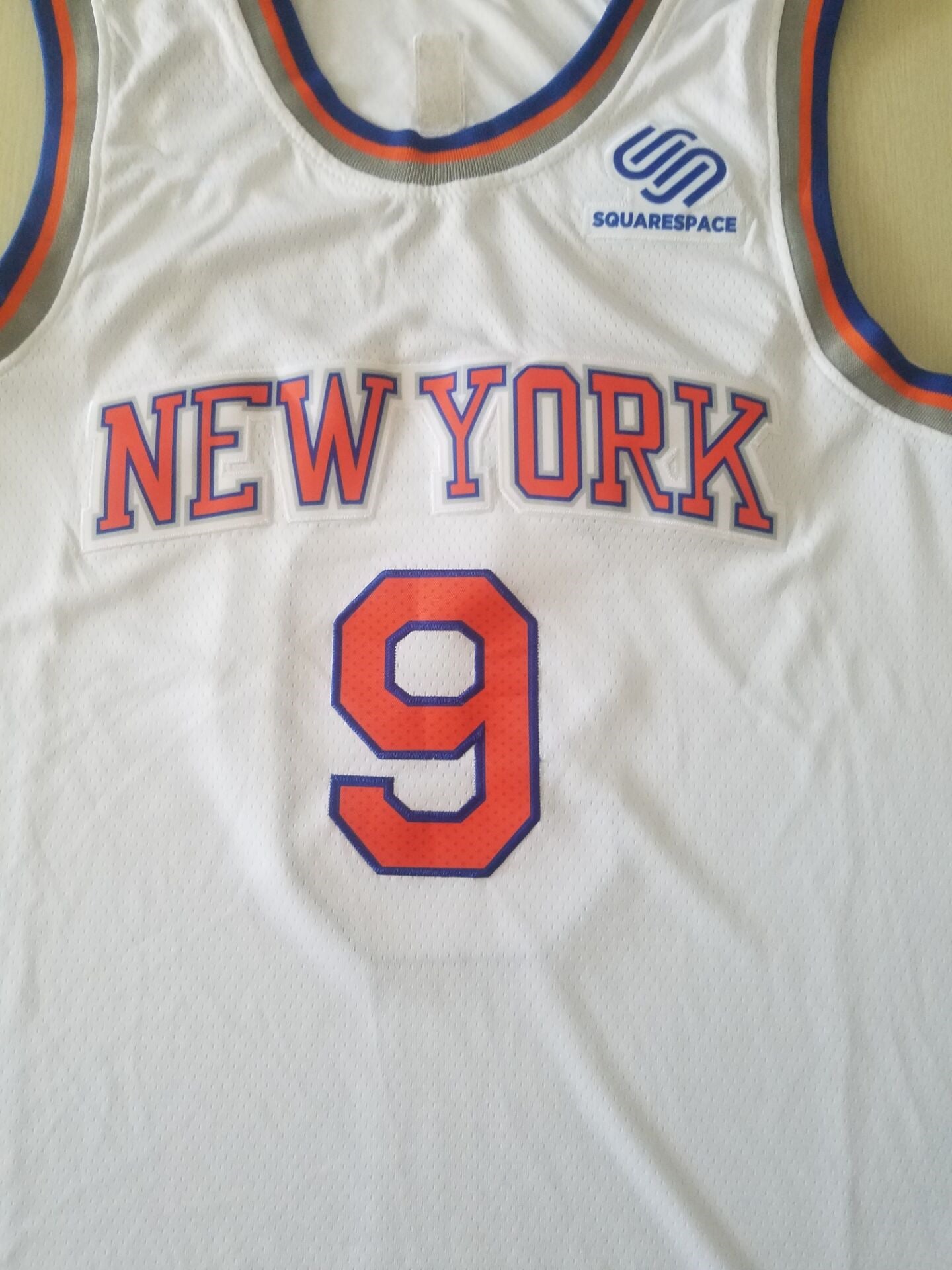 Men's New York Knicks RJ Barrett White 2019 NBA Draft First Round Pick Jersey