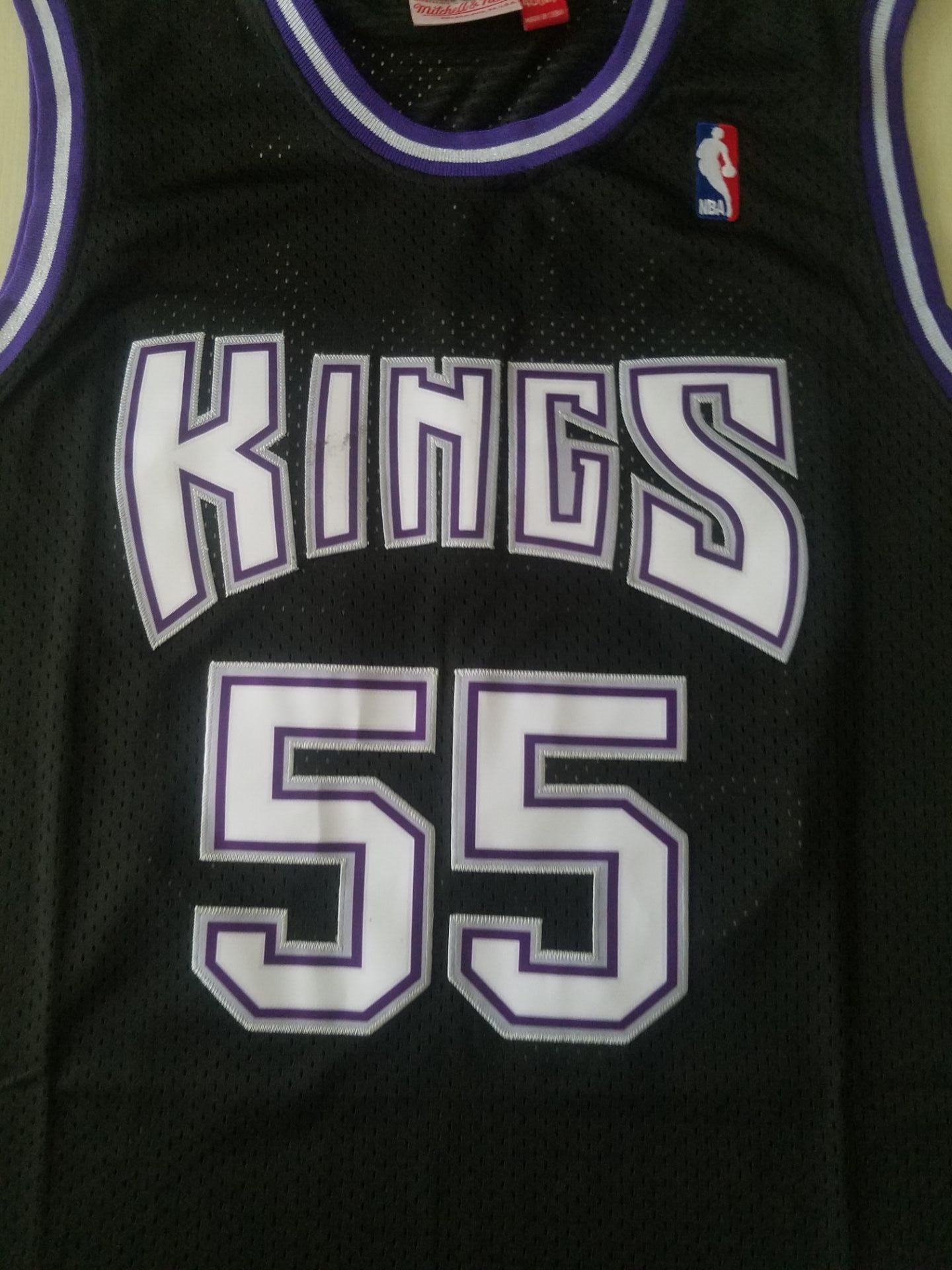 Men's Sacramento Kings Jason Williams Black Hardwood Classics Swingman Jersey