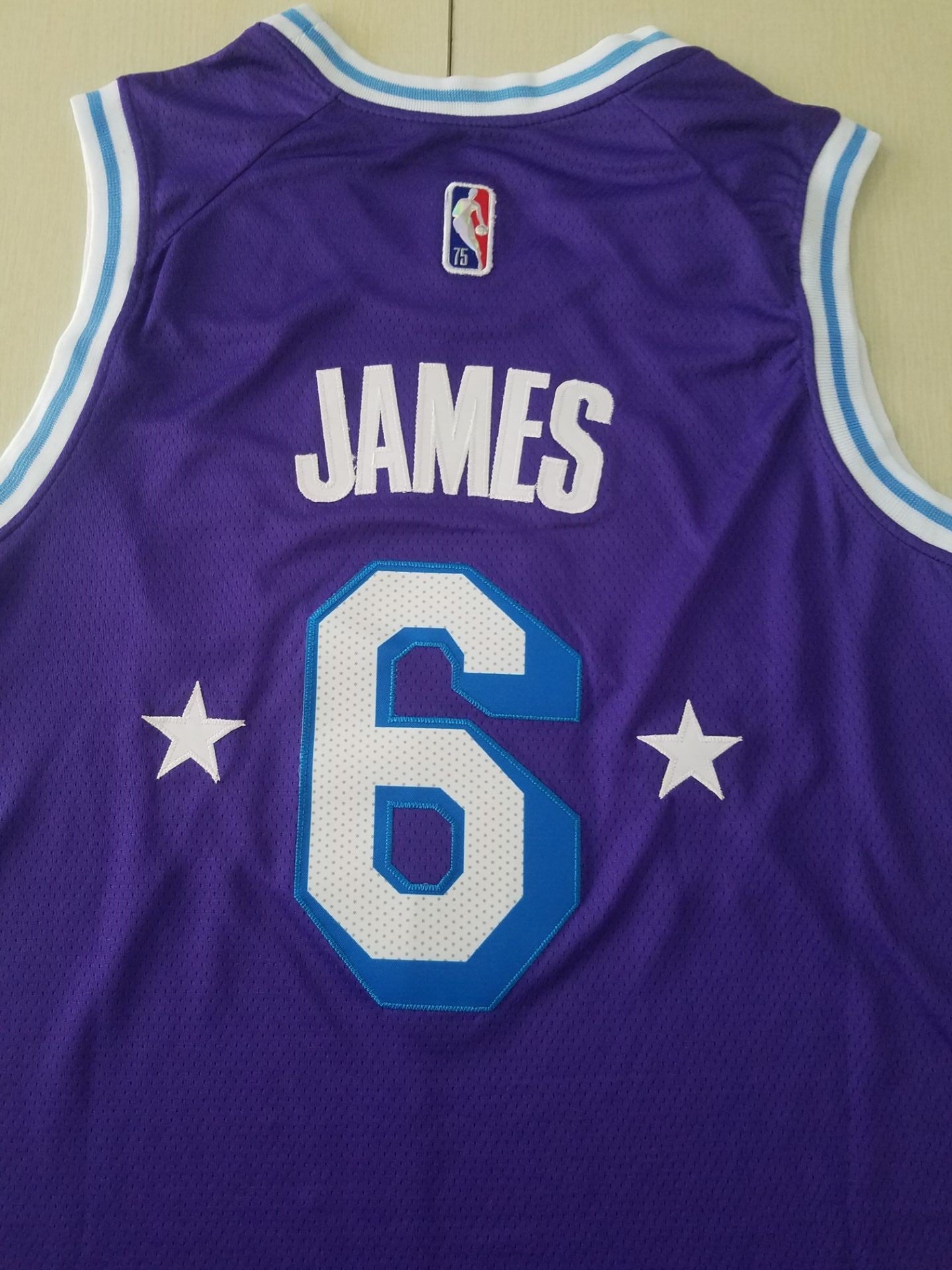 Men's Los Angeles Lakers LeBron James Purple Swingman Jersey - City Edition