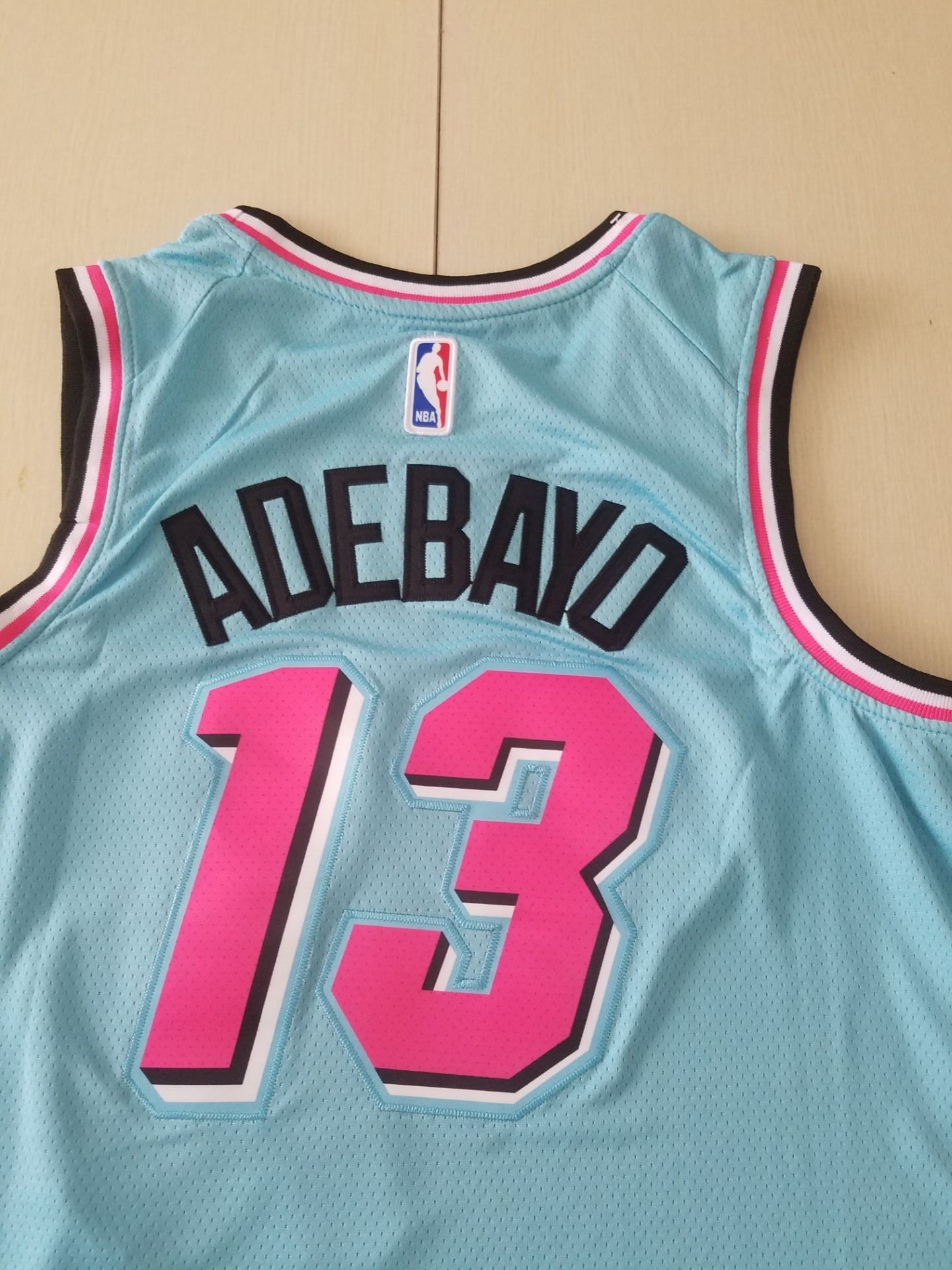 Men's Miami Heat Bam Adebayo #13 Blue Swingman Player Jersey