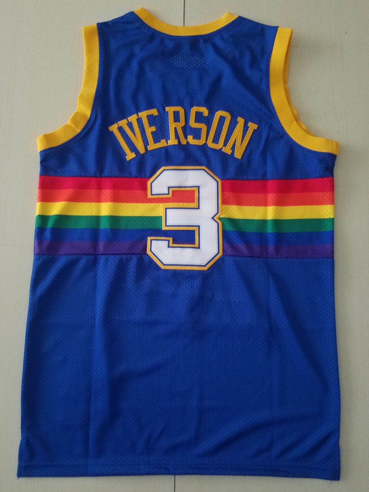 Men's Denver Nuggets Allen Iverson 2006-07 Hardwood Classics Swingman Jersey