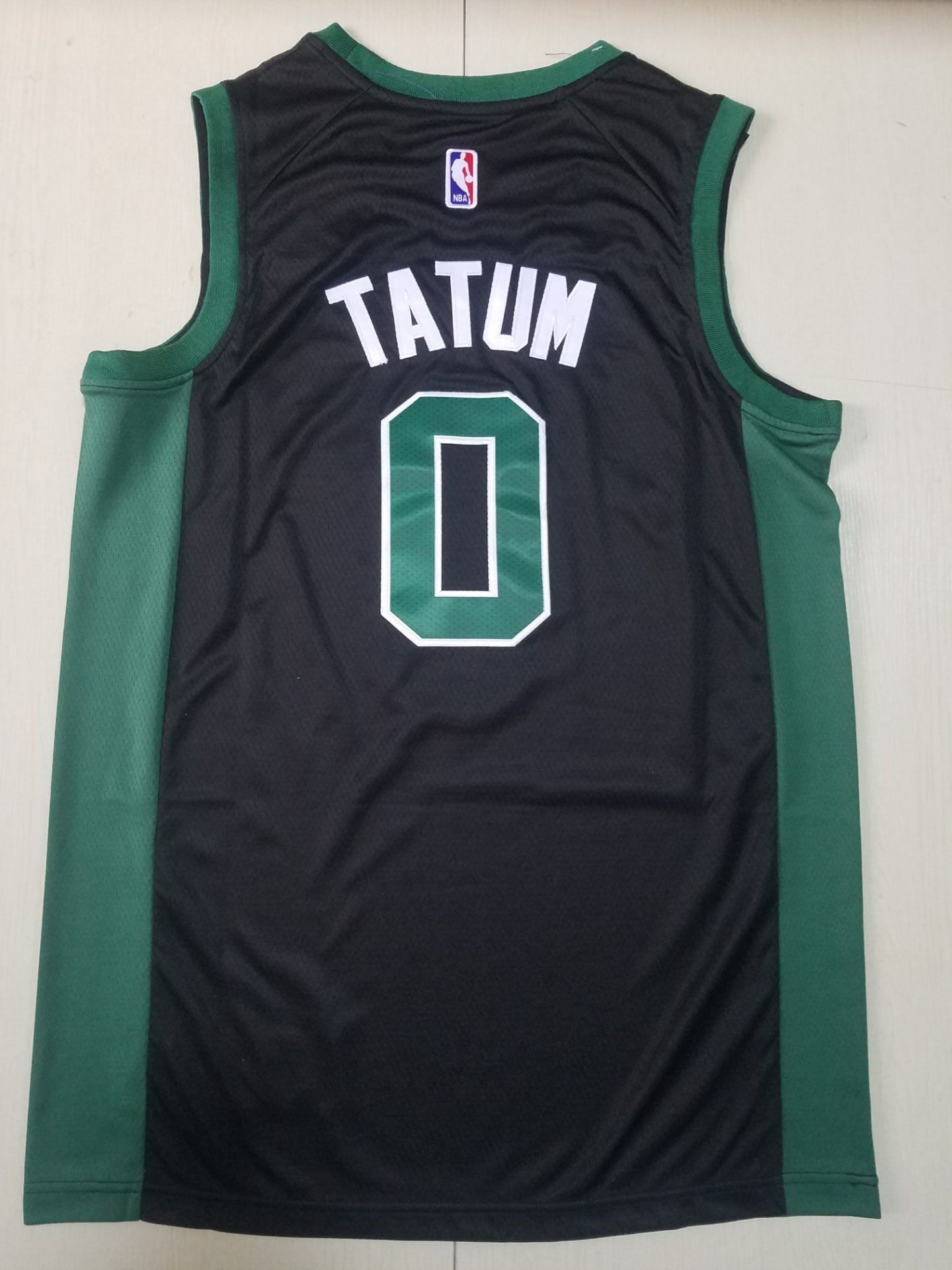 Men's Boston Celtics Jayson Tatum #0 NBA Black Swingman Jersey