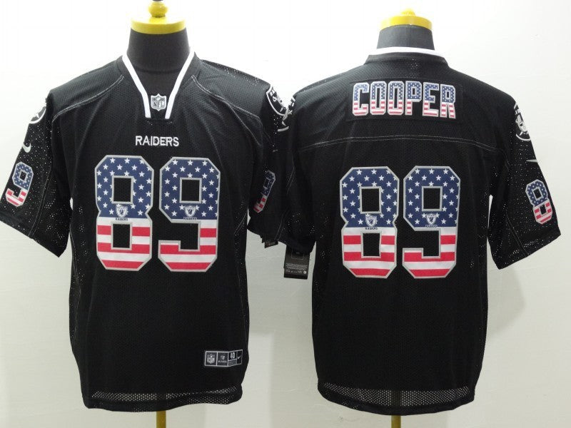 Men's Las Vegas Raiders Amari Cooper #89 Black Player Game Jersey