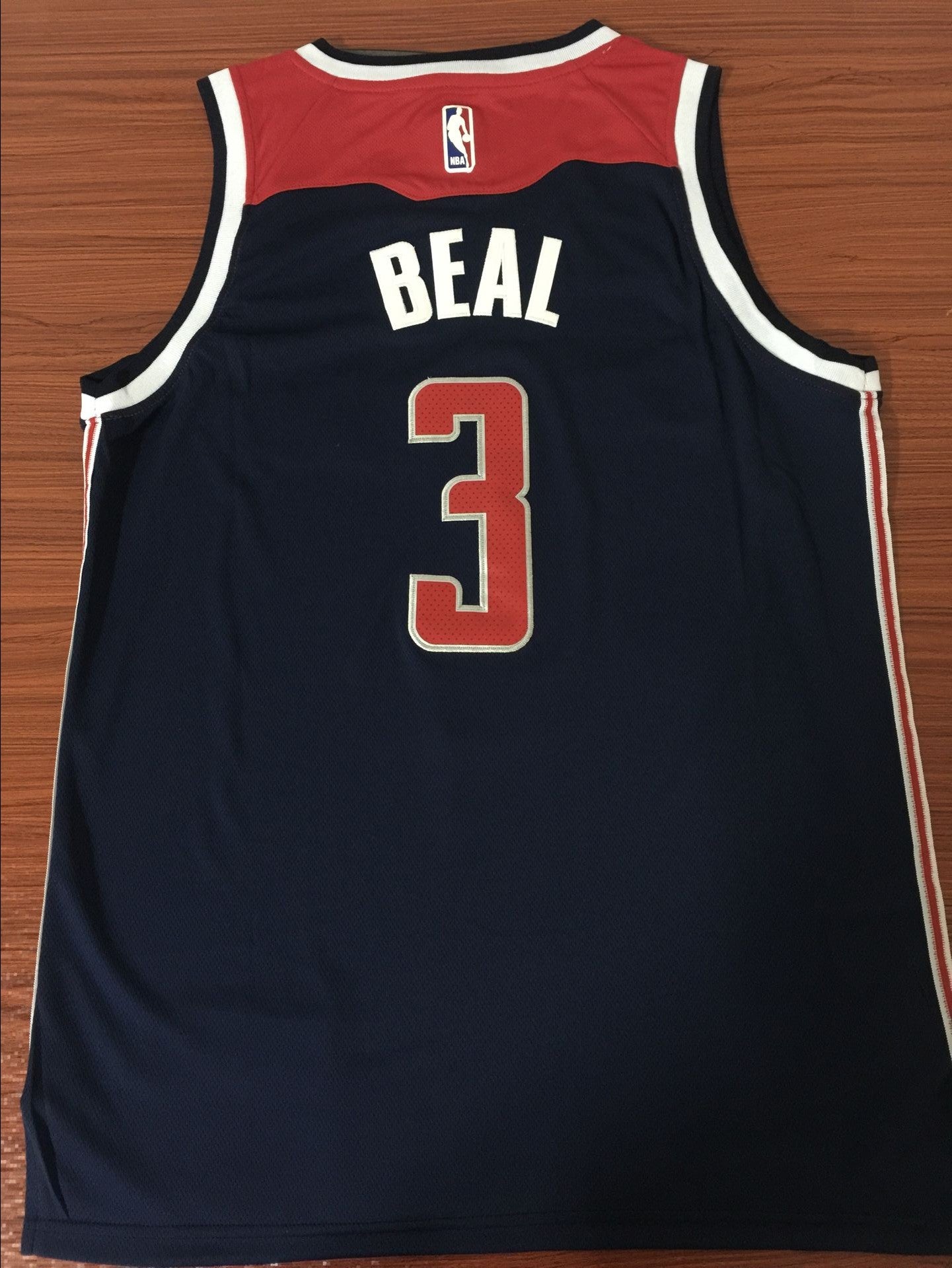 Men's Washington Wizards Bradley Beal #3 NBA Dark Blue Replica Jersey